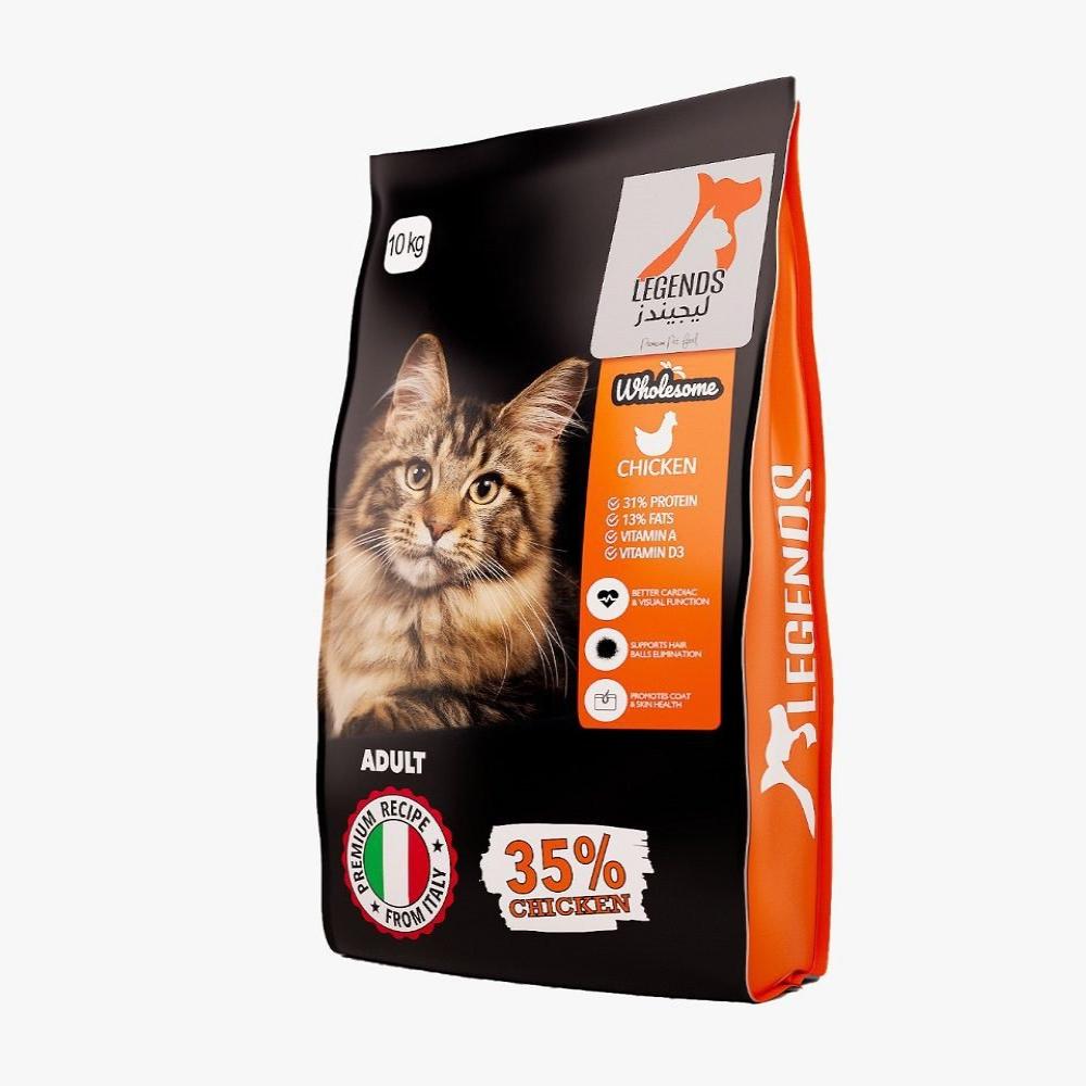 Legends Dry Food with Chicken for Adult Cats 10 kg