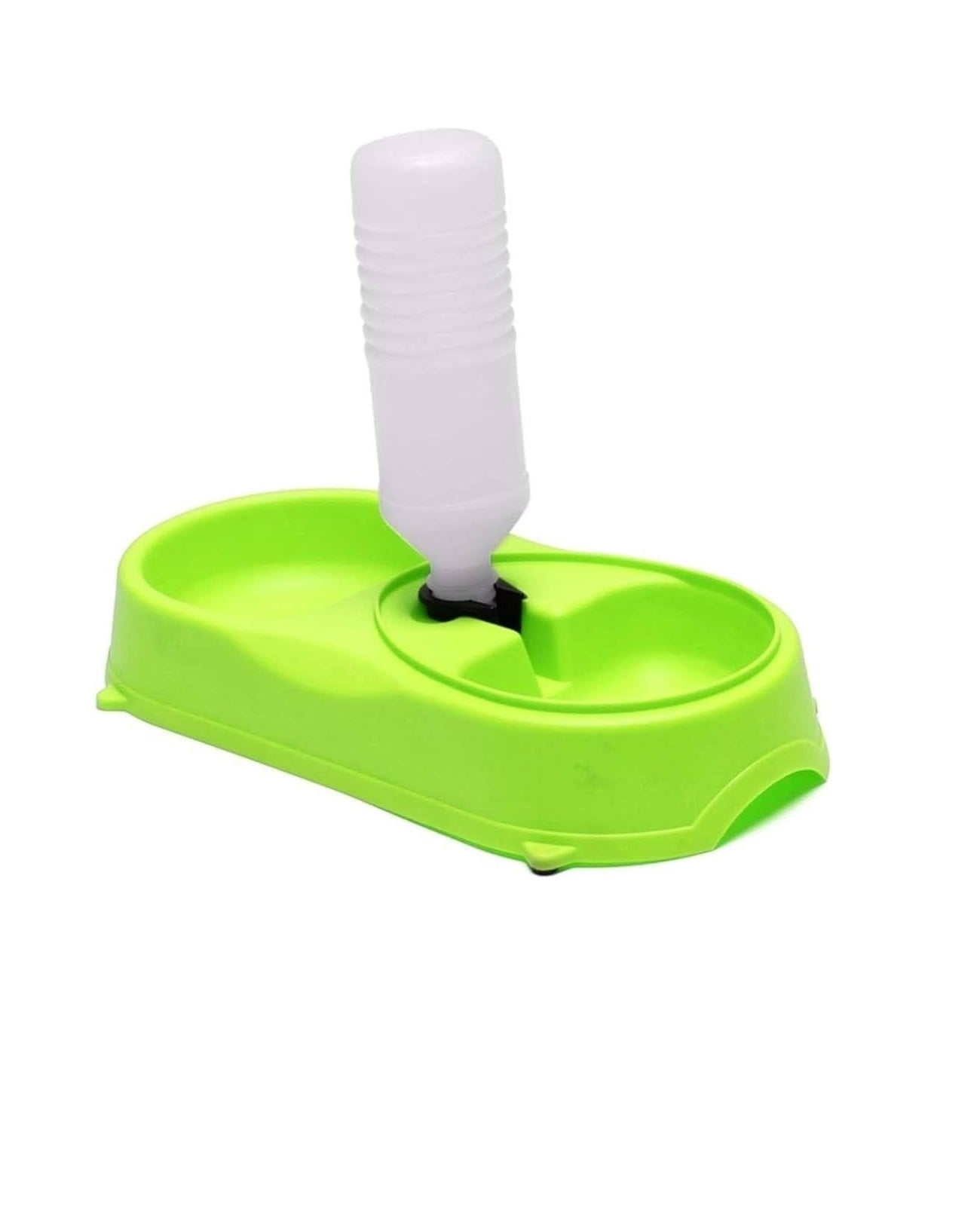 Pet Feeder consists of the Dry Food Bowl Water Bowl and Water Bottle
