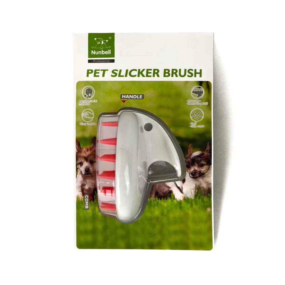 Nunbell Pet Slicker Brush Comb The Soft Dog Hair Ziggy Pupps