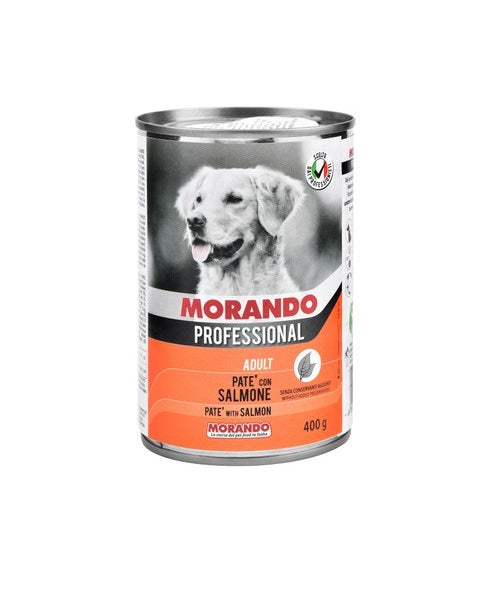 Morando Pate with Salmon for Adult Dogs 400 gr