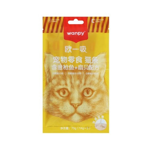 Wanpy Creamy Tuna And Scallop Treats 5 in 14 gr