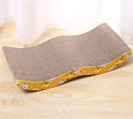 cat bowl with built in scratchers
