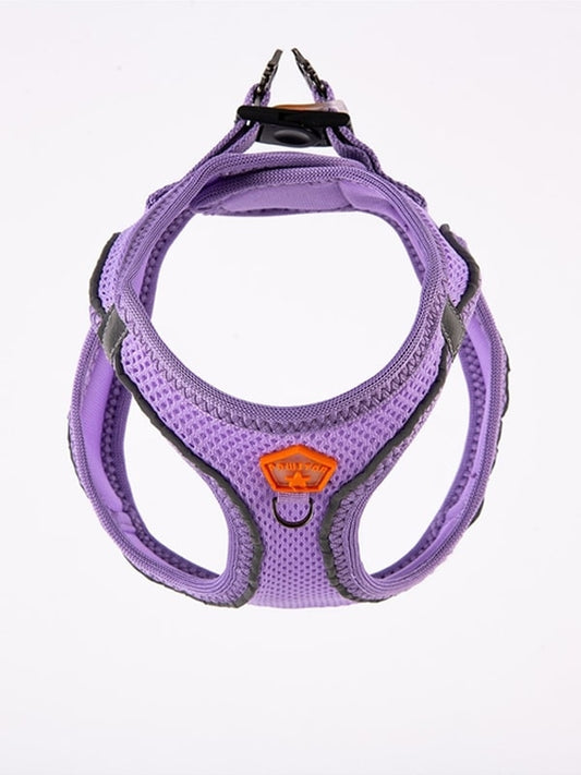 Pawstar Medium Light purple Air Mesh Dog Harness Neck 32-34cm And Waist 44-48cm