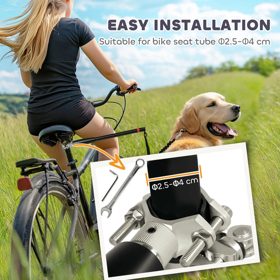 Zoofari Dog Harness No Pull Leash Bike Trainer Lead for Cycling