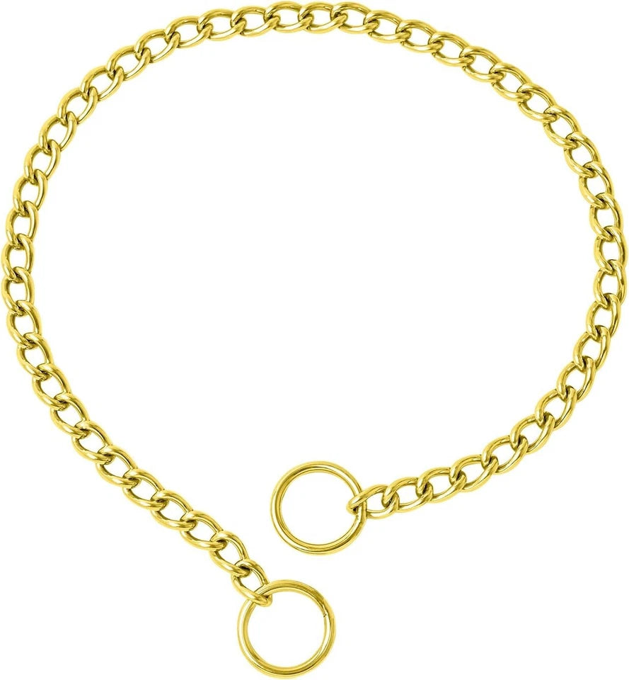 UARONE Chain Dog Training Choke Collar 55 CM SIZE 2