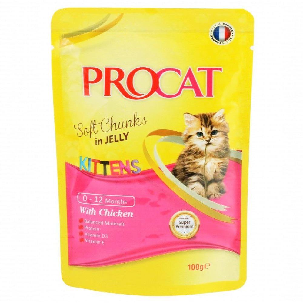 Procat kittens Soft With Chicken 100g