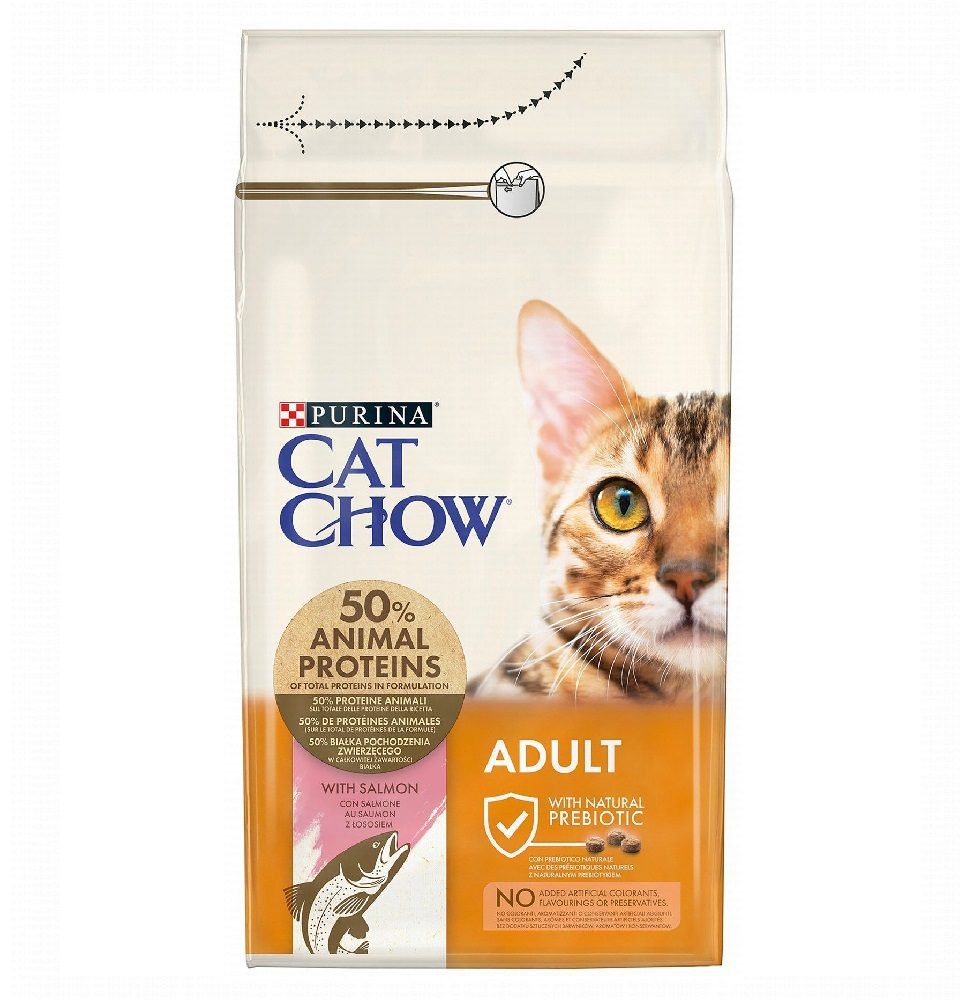 Purina Cat Chow Adult Cat With Salmon1.5 Kg