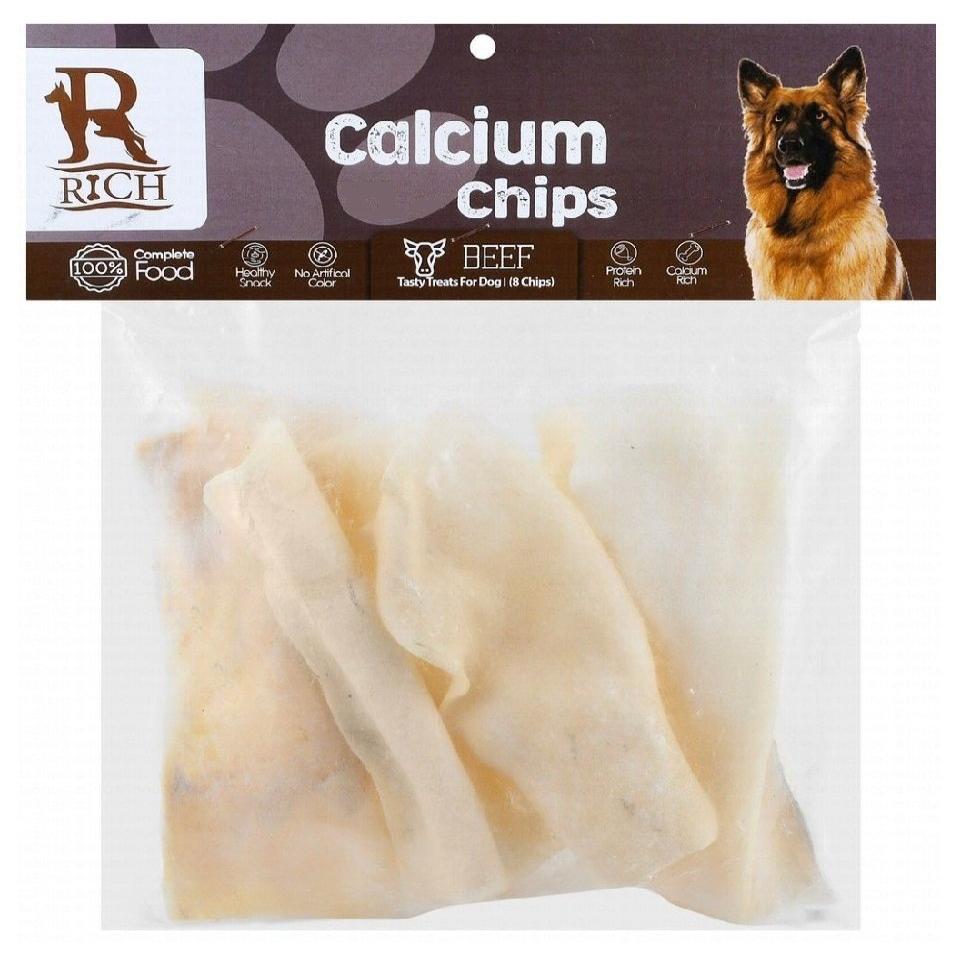 Rich Dog Treats Calcium for dogs with 8 Chips