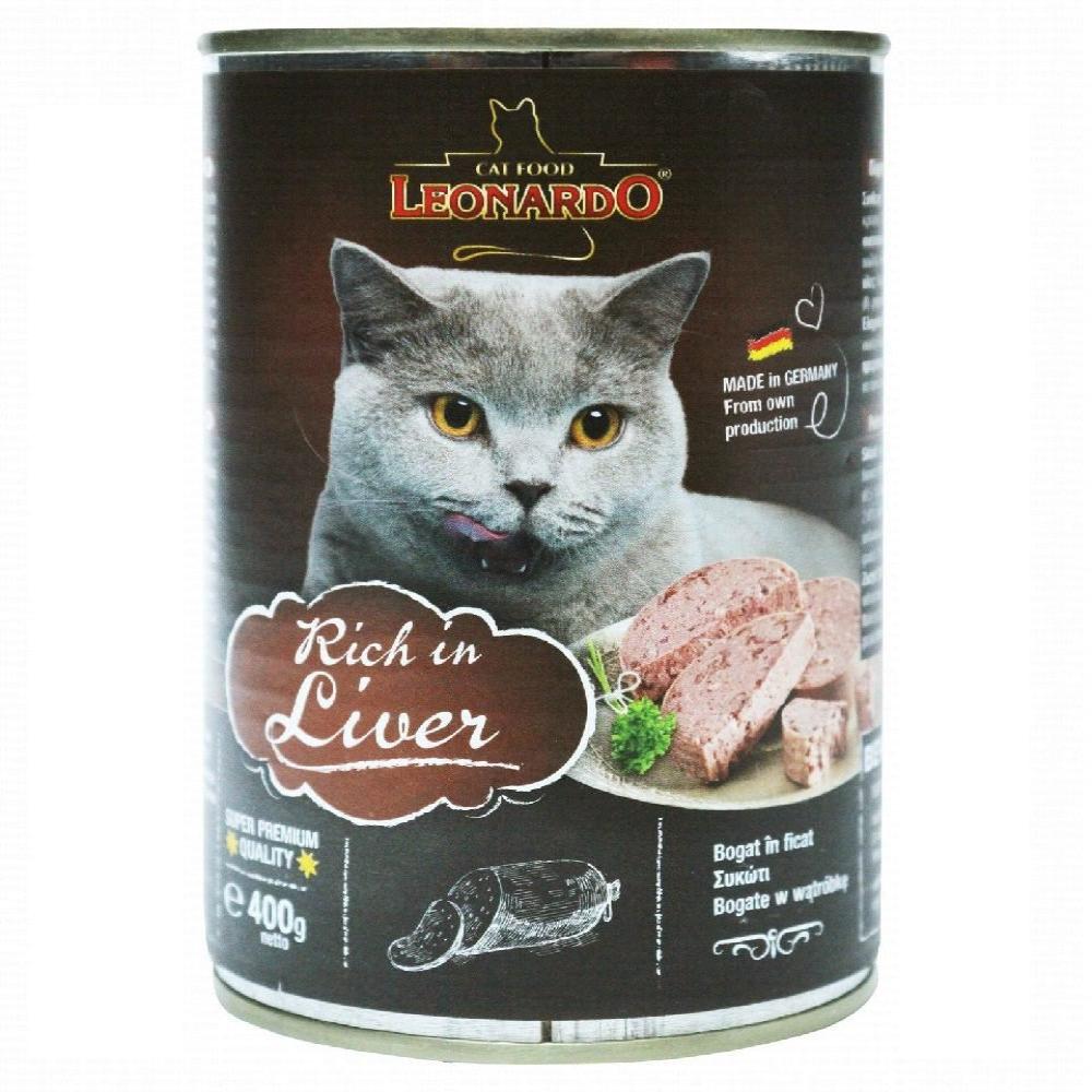 Leonardo Adult Cat Wet Food Rich In liver 400 gr Ziggy Pupps