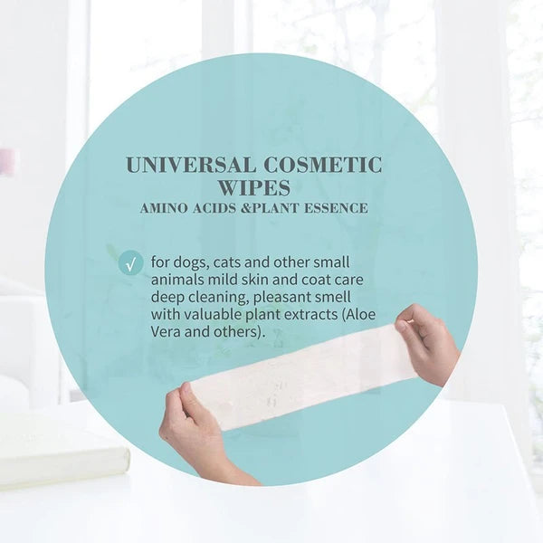 Bioline Pet Universal Cosmetic Wipes 10 wipes