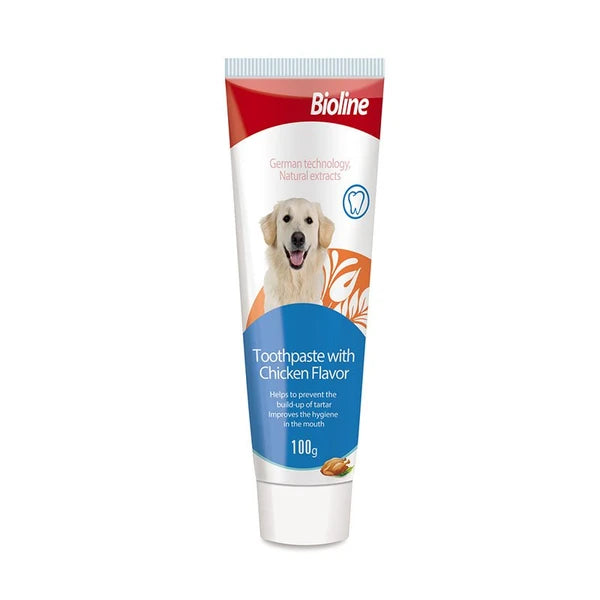 Bioline Dog Dental Care Set Chicken Flavor 1 pack