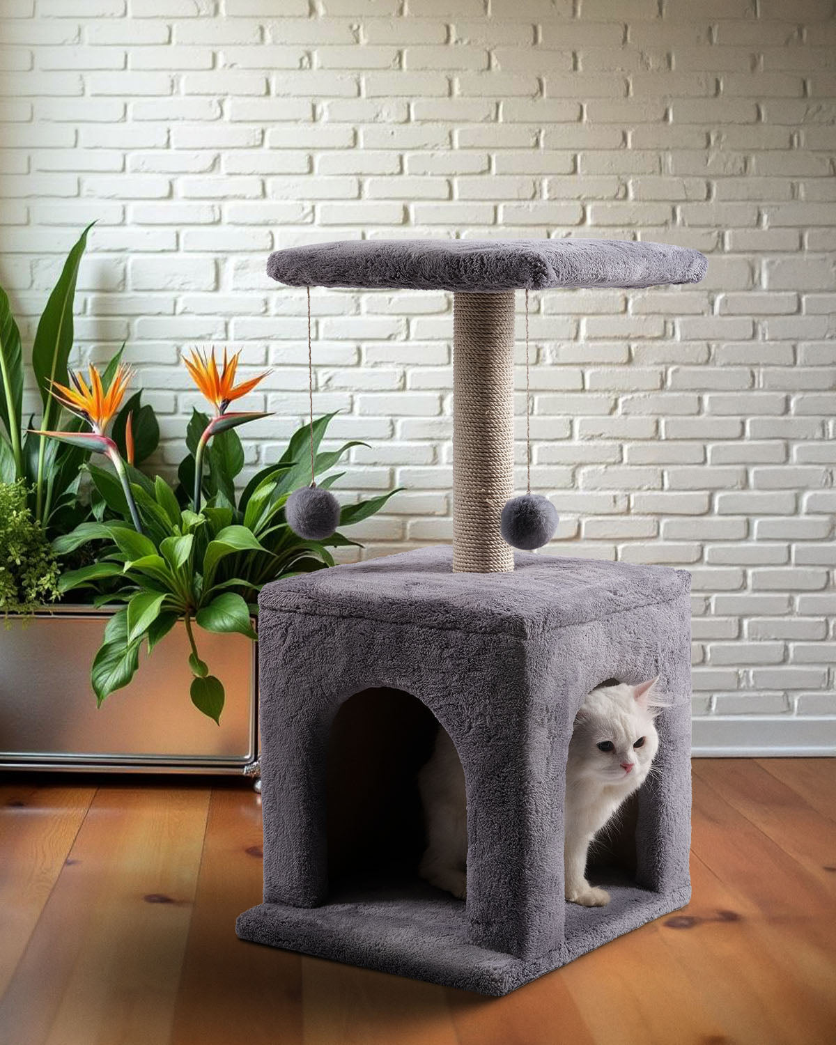 Cat Tree Platform With Indoor Scratches And Posts X small