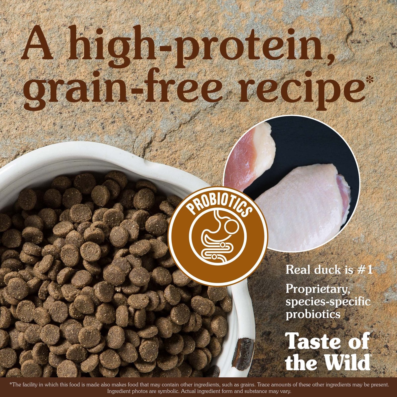 طعام الكلاب الجاف Taste of the Wild Wetlands مع الطيور البرية 2 كجم