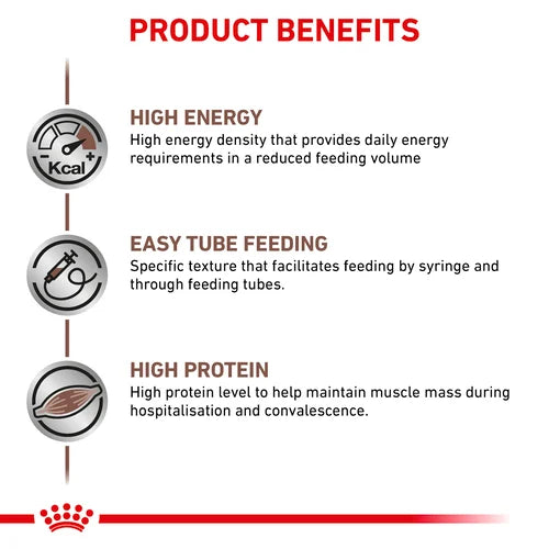 طعام رطب للكلاب المصابة بمرض السكري من رويال كانين ريكفري ألترا سوفت موس 195 جرام