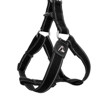 DOCO Small Black Mesh Dog Harness 43 to 59 in 2cm