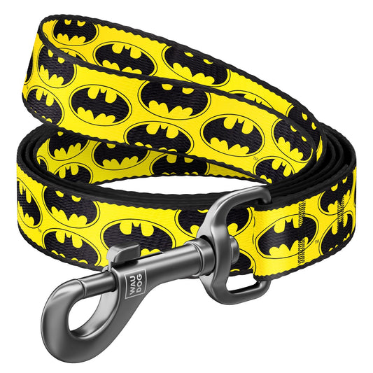 WauDog Batman Print Dog Leash 122 in 2 cm