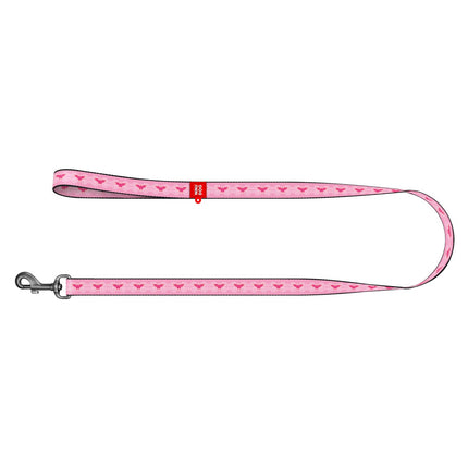 WauDog Pink Wonderwoman Print Dog Leash 122 in 2.5cm