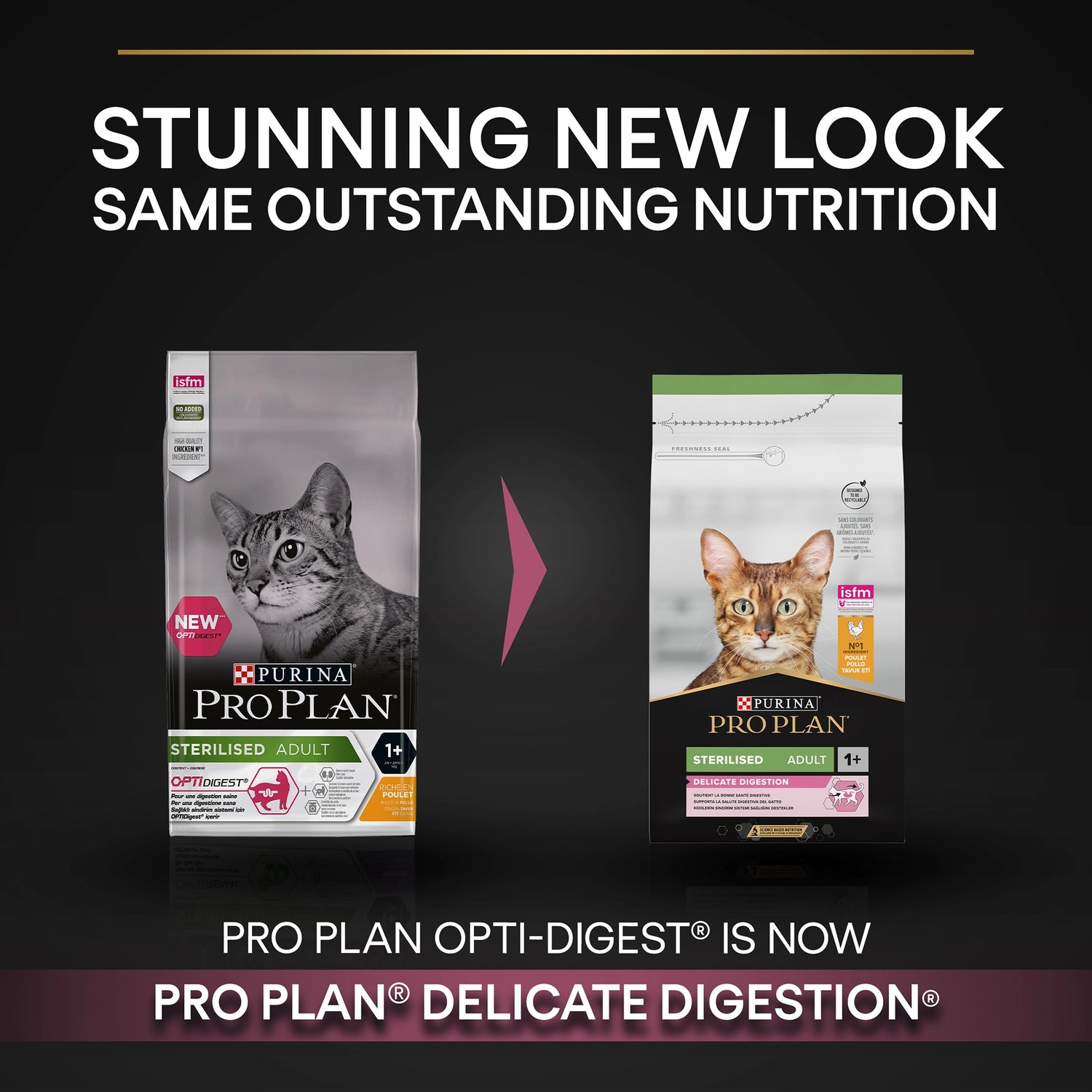 Purina Pro Plan Delicate Digestion Dry Food with Chicken for Sterilized Adult Cats 1.5 kg