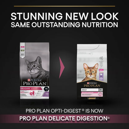 Purina Pro Plan Adult Delicate Digestion Dry Cat Food with Turkey 1.5 kg