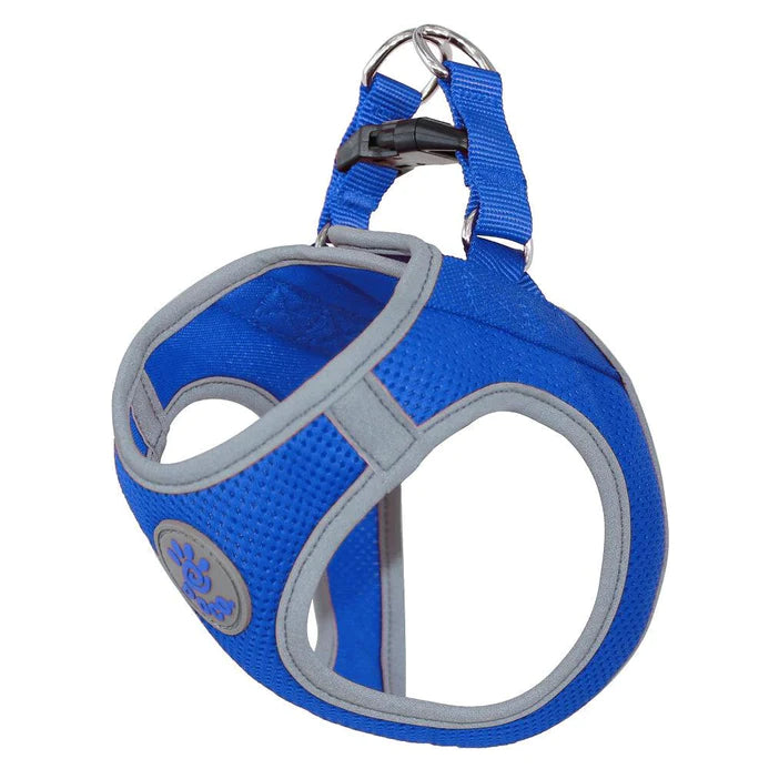 Doco X large Blue Reflective Quick Fit Comfort Dog Harness 52 to 56cm