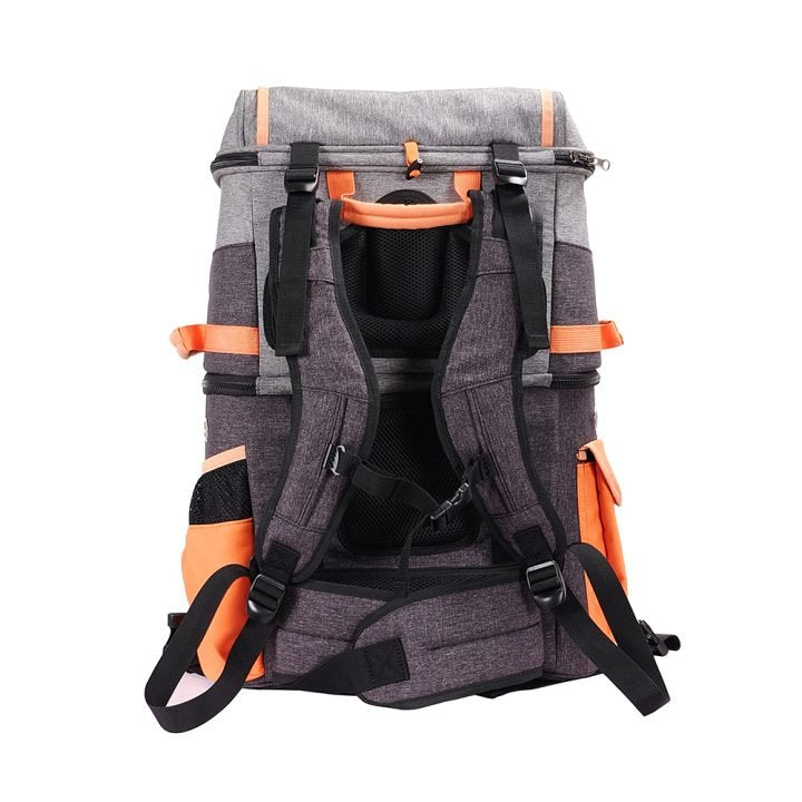 Two-tier Pet Backpack, Best Hiking Double Cat-Dog Travel Carrier For Two Small Pets