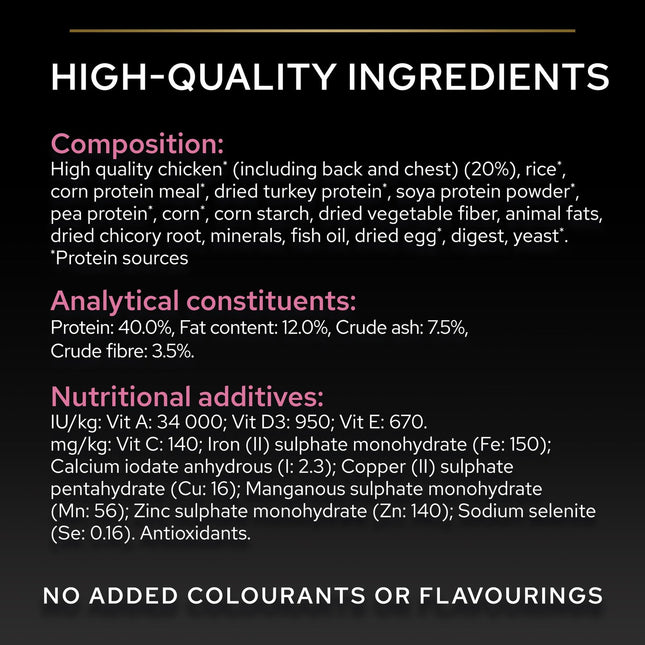 Purina Pro Plan Delicate Digestion Dry Food with Chicken for Sterilized Adult Cats 1.5 kg