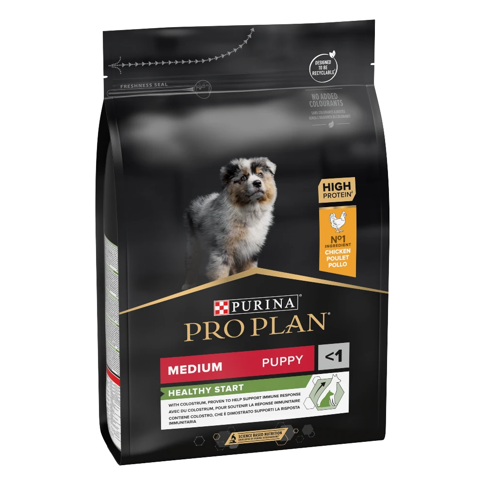 Purina Pro Plan Opti Start Dry Food with Chicken for Medium Breed Puppies 12 kg