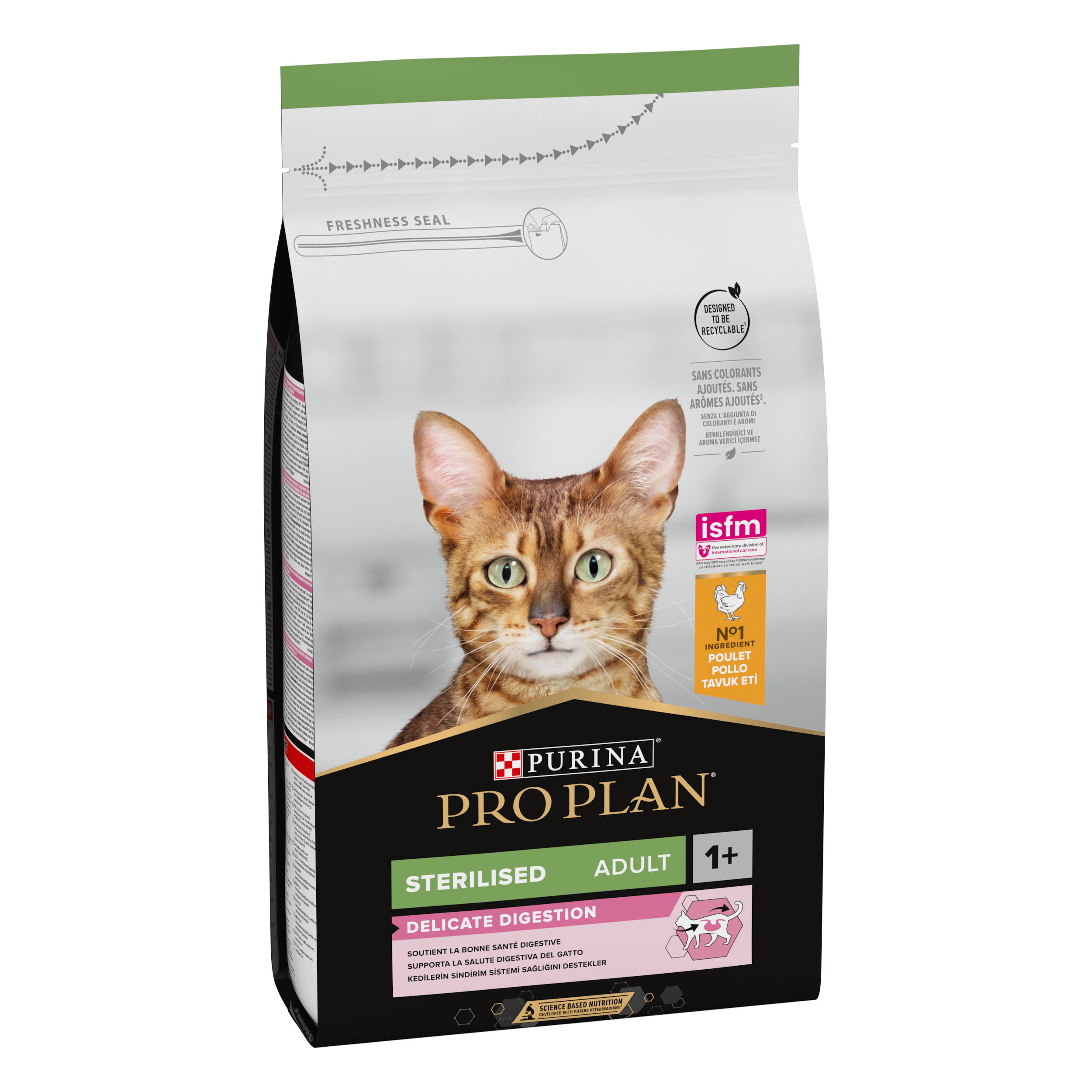 Purina Pro Plan Delicate Digestion Dry Food with Chicken for Sterilized Adult Cats 1.5 kg