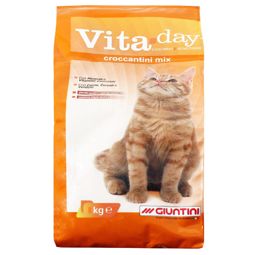 Vita Day Croccantini Mix Dry Food for Adult Cats 20 kg