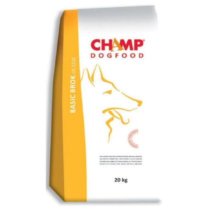 Champ Dry Food With Basic Brok Yellow 20Kg