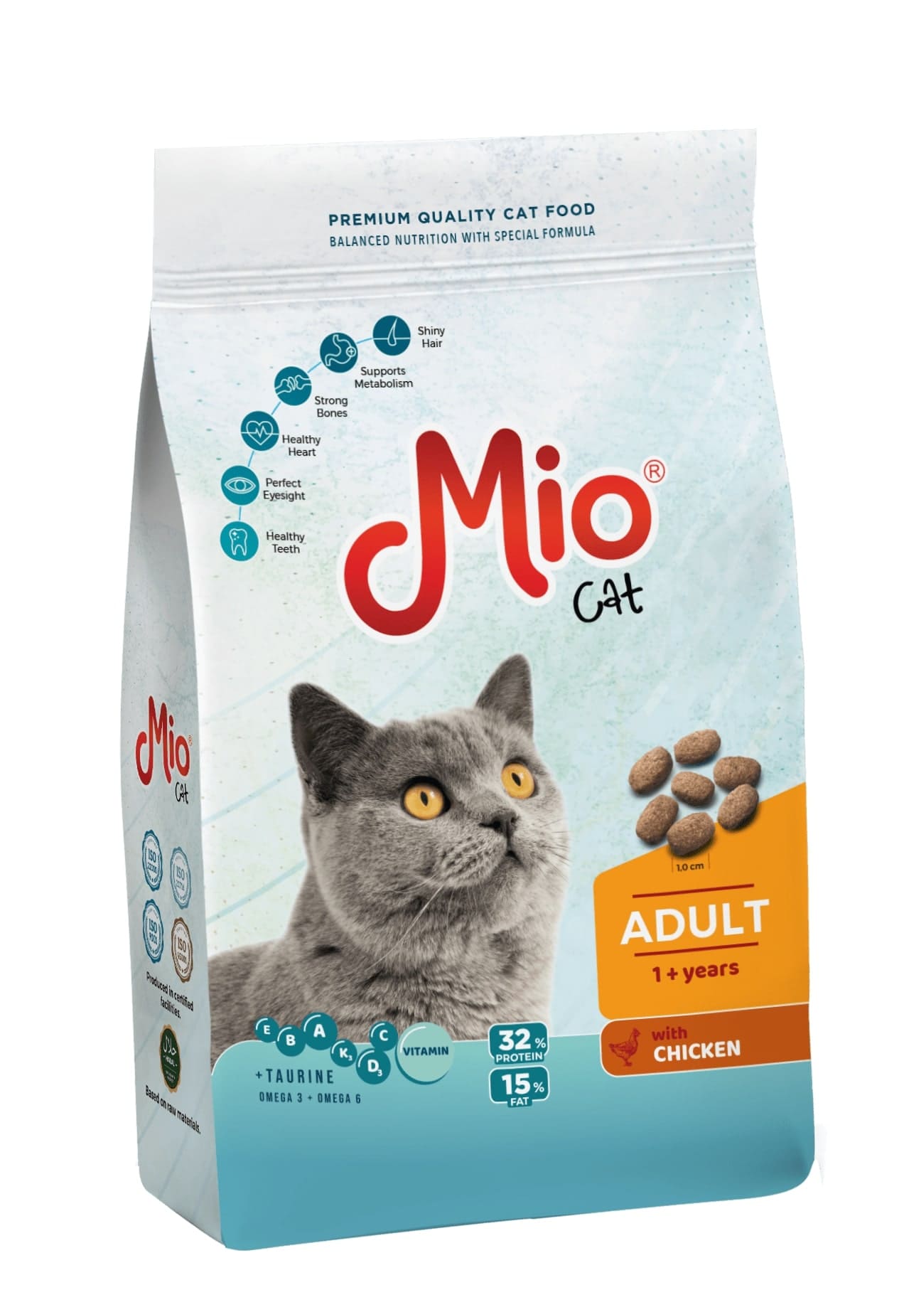 Mio Dry Food with Chicken for Adult Cats 1 kg