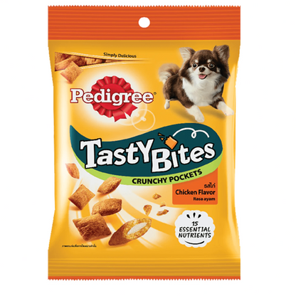 Pedigree Tasty Bites Crunchy With Chicekn 60gm