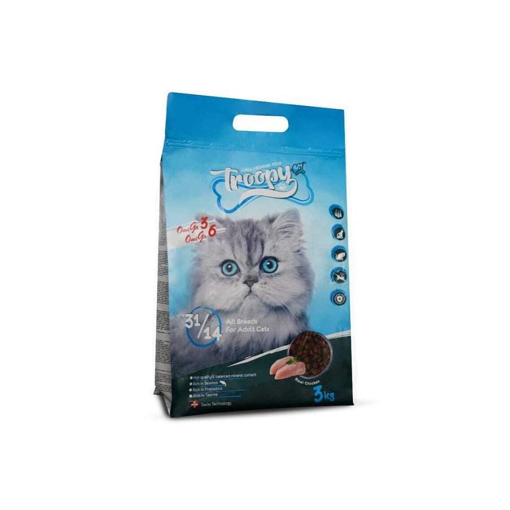 Troopy Dry Food For Adult Cat 3 KG