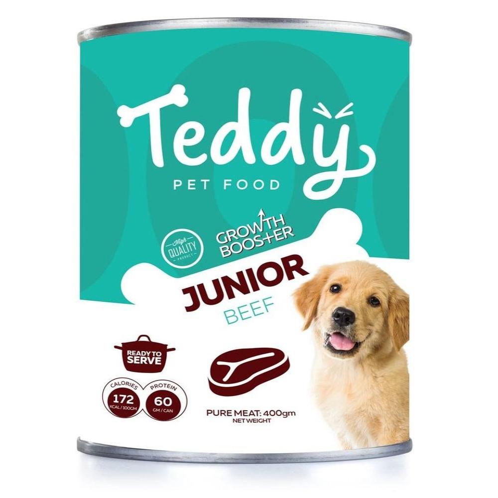 Teddy For Puppies With Beef 400gm