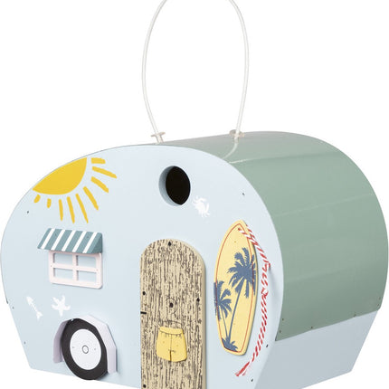 Zoofari Wooden Bird Feeder Hanging on the Window