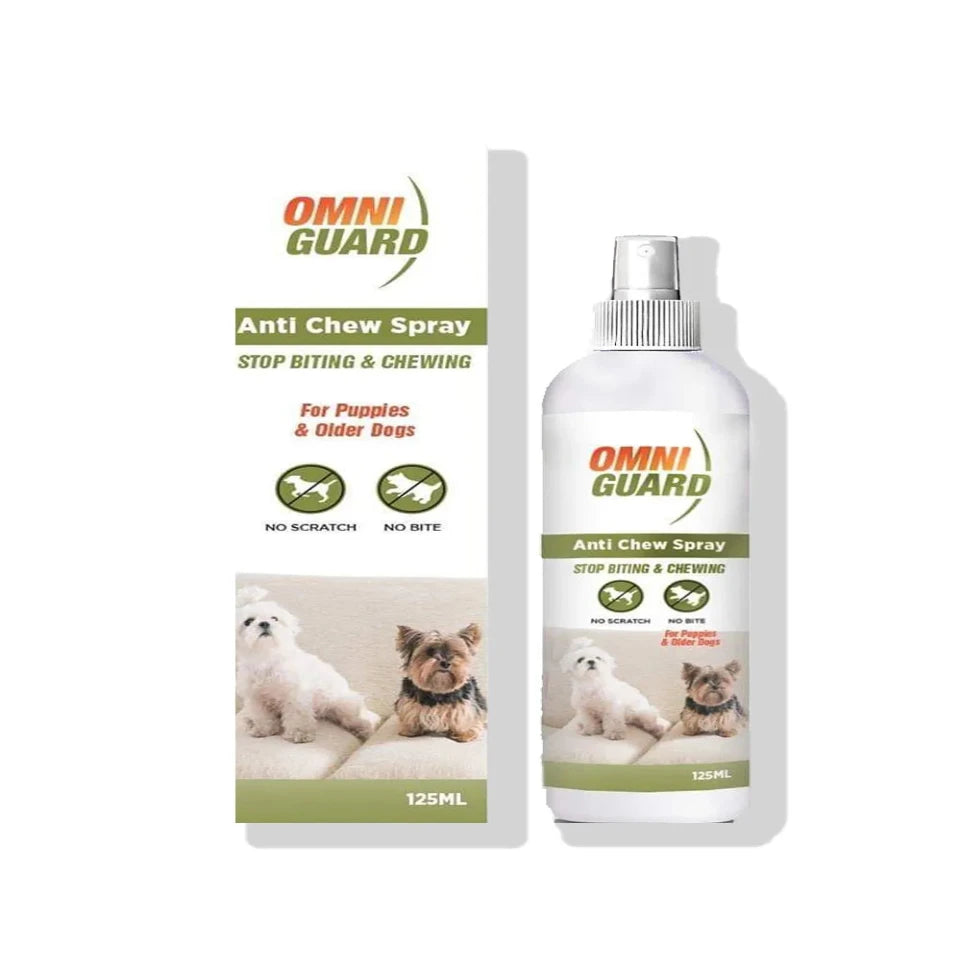 Omni Guard Anti Chew Spray for Puppies and Older Dogs 125 ml