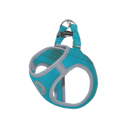 Doco large turquoise Reflective Quick Fit Comfort Dog Harness 47 to 50cm