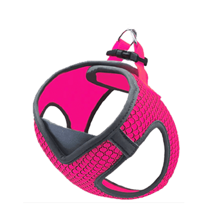 DOCO Medium Pink Reflective V-Neck Harness 41-44cm