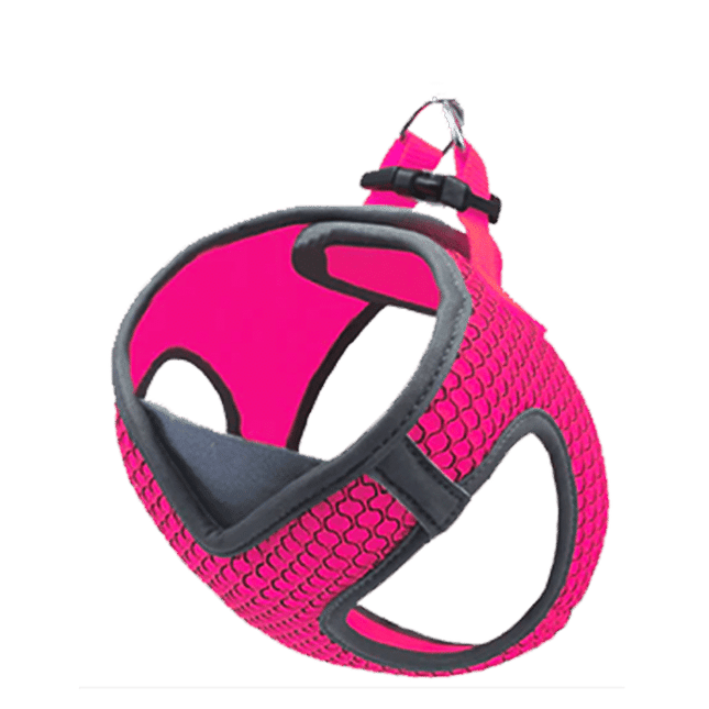 DOCO large Pink Reflective V-Neck Harness 47 : 50 cm