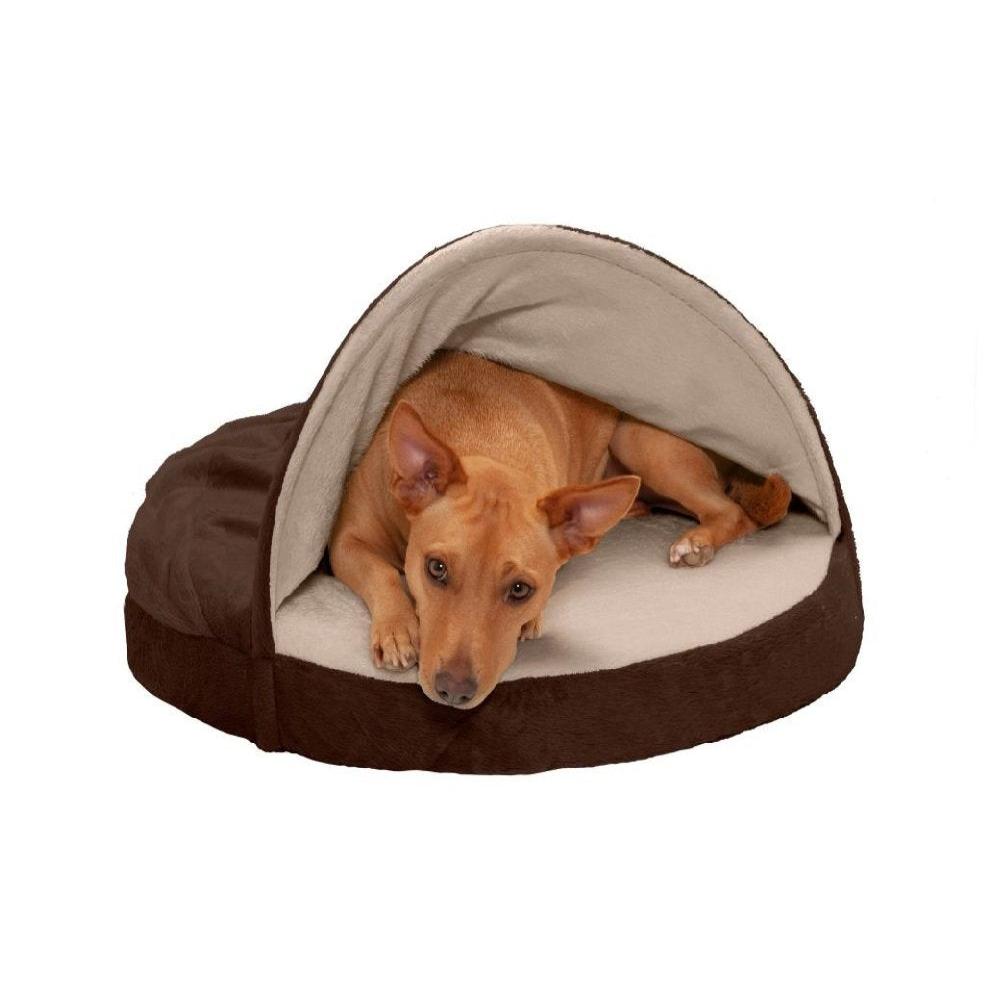 Pet Boss Medium red Round Pet Bed