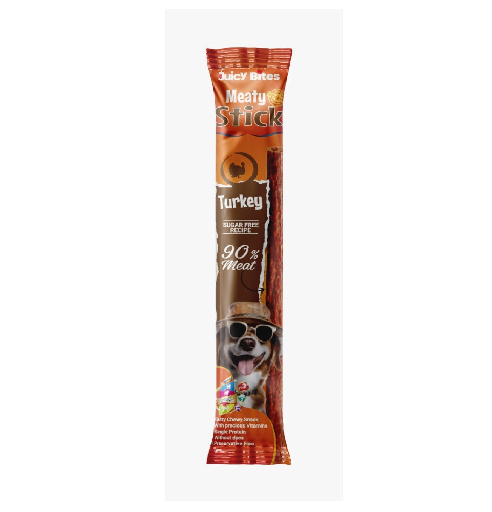 JUICY BITES Meaty Stick Dog with Turkey 1 PCS