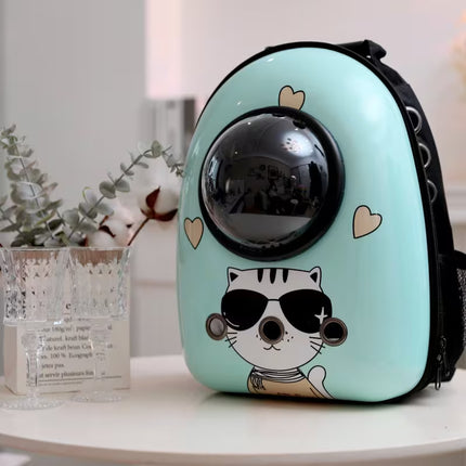 Ziggy Pupps Cat Himalaya Animation Chic Cat Back pag  Breathable Comfortable Pet Carrier for Travel