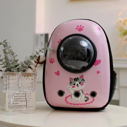 Ziggy Pupps Cat Himalaya Animation Chic Cat Back pag  Breathable Comfortable Pet Carrier for Travel