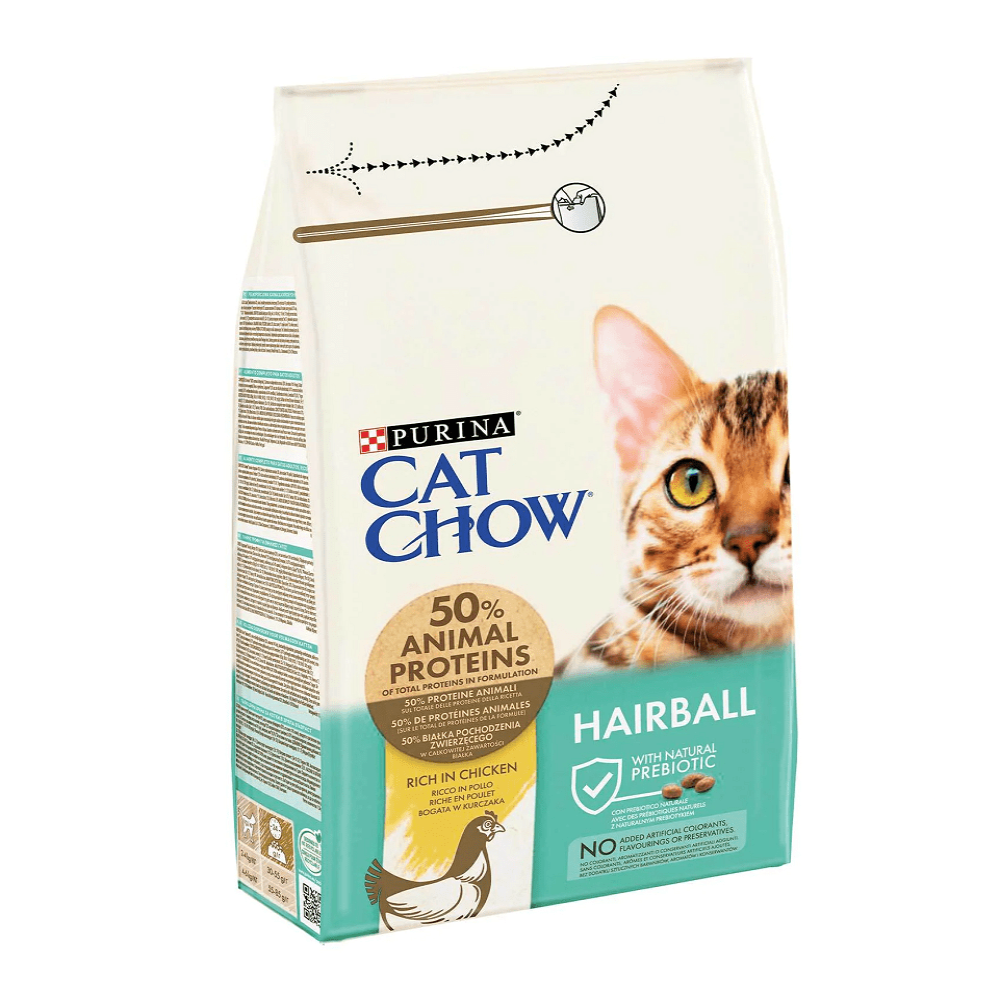 Purina Cat Chow For Hairball Control 1.5k