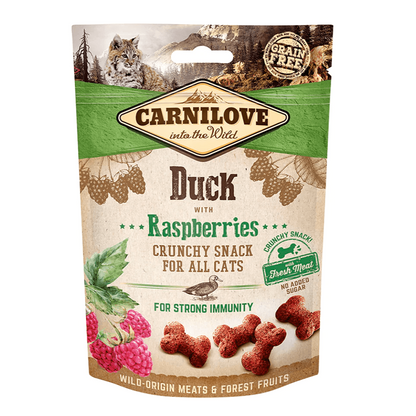 Carnilove Crunchy Treats With Duck and Raspberries 50g