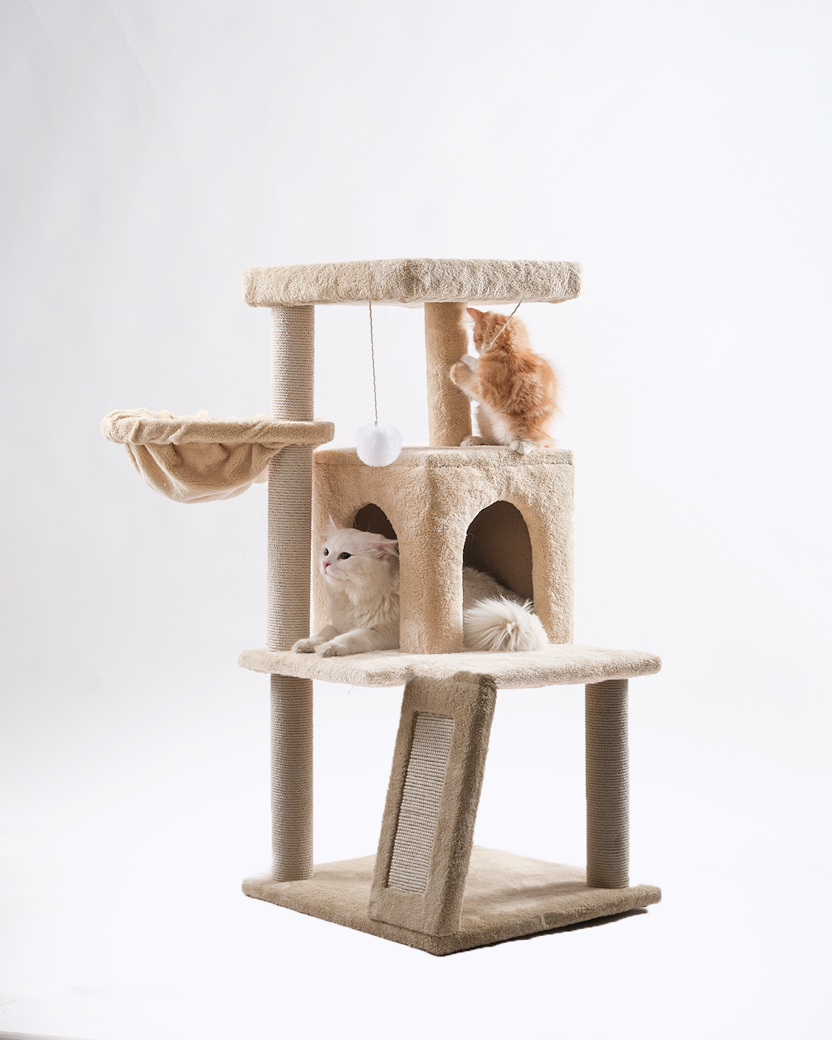 Cat Tree Platform With Indoor Scratches And Posts medium