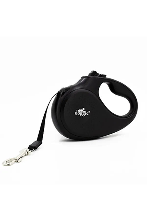 Doggie small 5m Reflective and Retractable Leash for Dogs Up to 15 kg