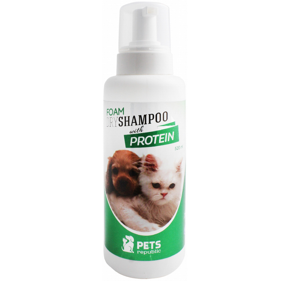 Pets Republic Antibacterial Pet Foam Shampoo with Protein 520 ml