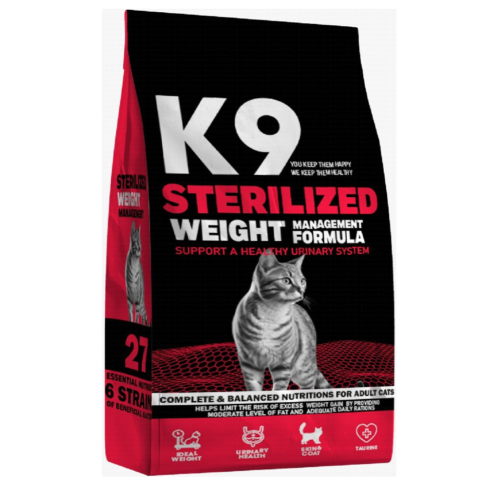 K9 Dry Food for Sterilized Adult Cats 2 kg