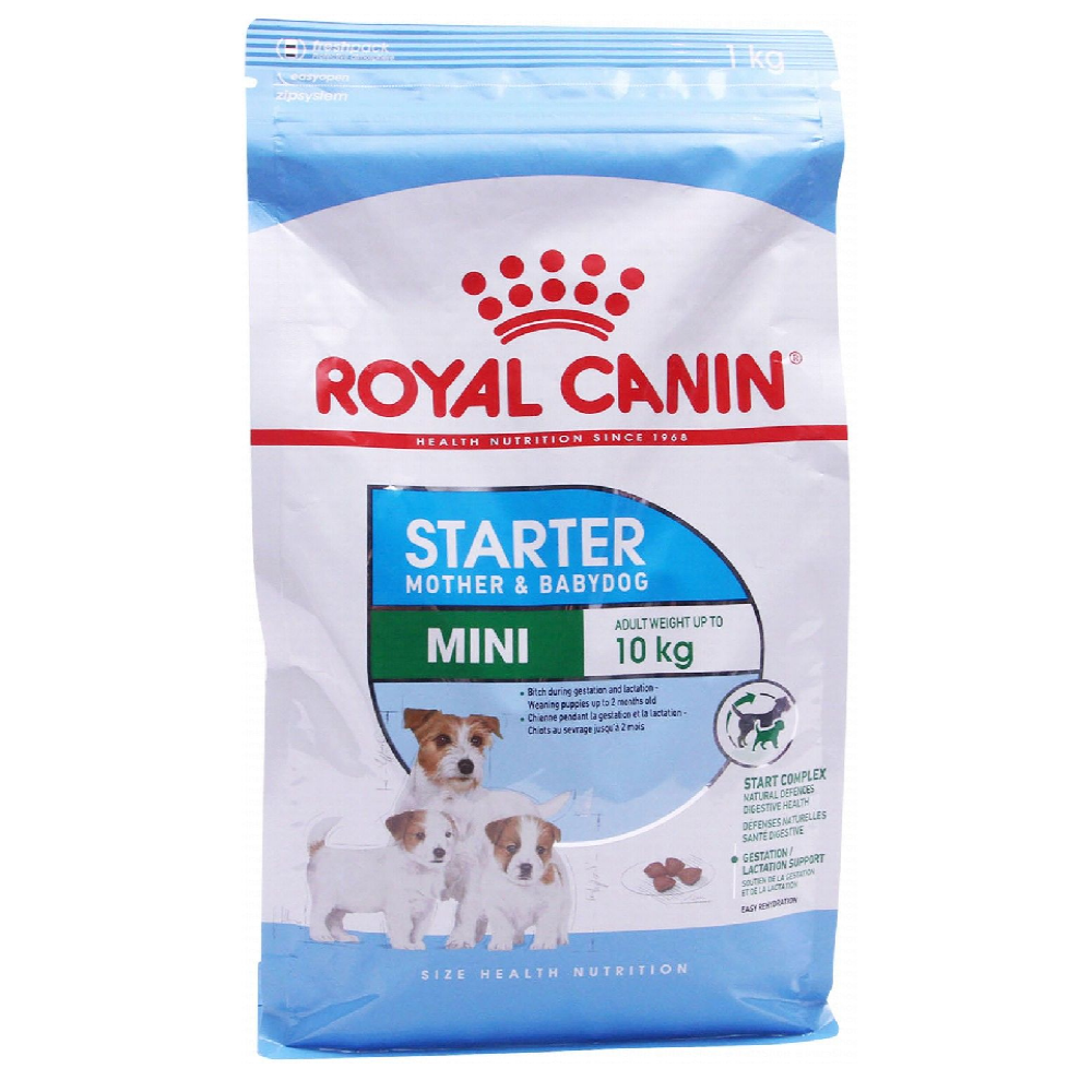 Royal Canin Starter Dry Food for Mini Breed Mother and Baby Dogs 1 kg